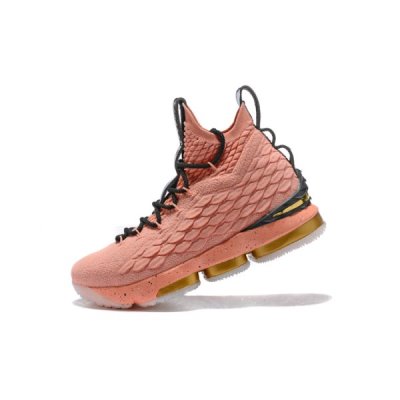 Nike Erkek Lebron 15 Hollywood Pembe / Metal Basketbol Ayakkabısı Türkiye - UWXFTZTM